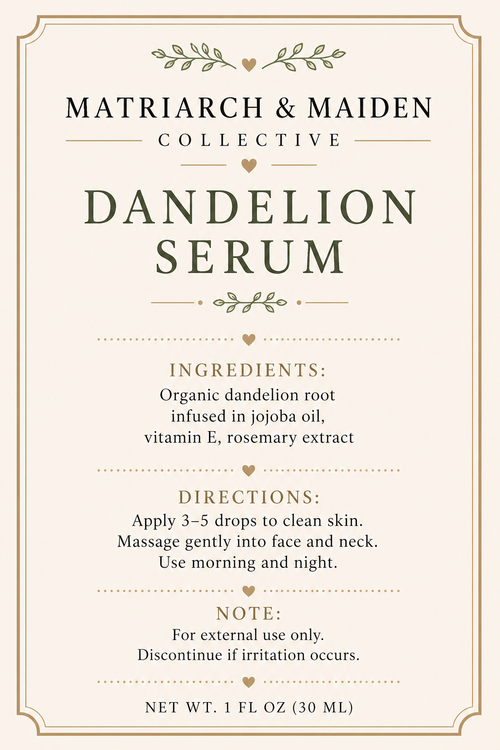 Dandelion Serum